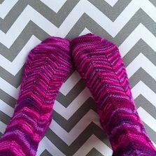 Purple Jaywalker Socks